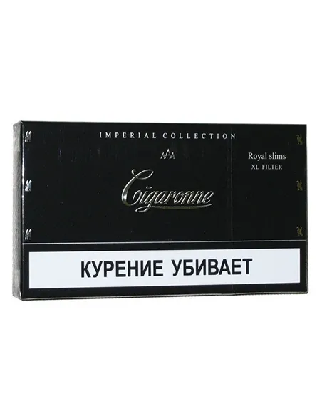 Сигареты Cigaronne Black Royal Slims XL Filter (блок)