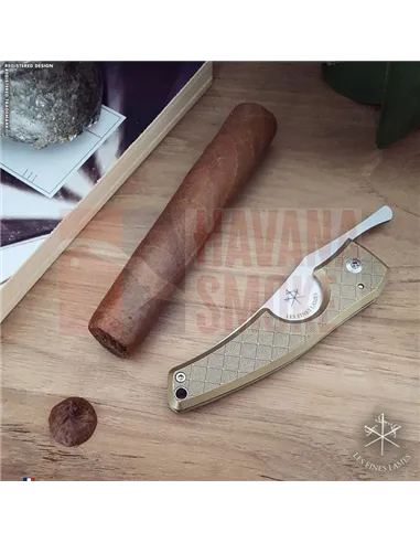 Сигарный нож Le Petit Brass Leaf