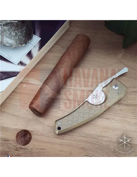 Сигарный нож Le Petit Brass Leaf
