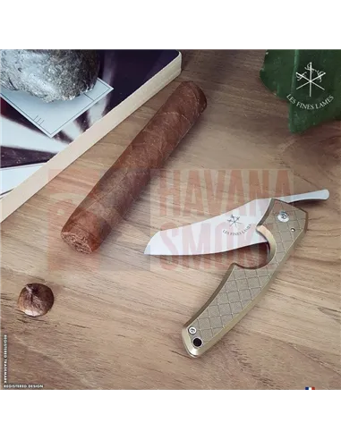 Сигарный нож Le Petit Brass Leaf