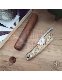 Сигарный нож Le Petit Brass Skulls