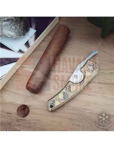 Сигарный нож Le Petit Brass Skulls