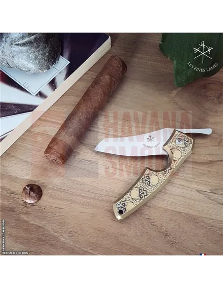 Сигарный нож Le Petit Brass Skulls