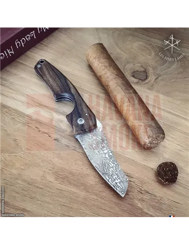 Сигарный нож Le Petit Old Map Ziricote