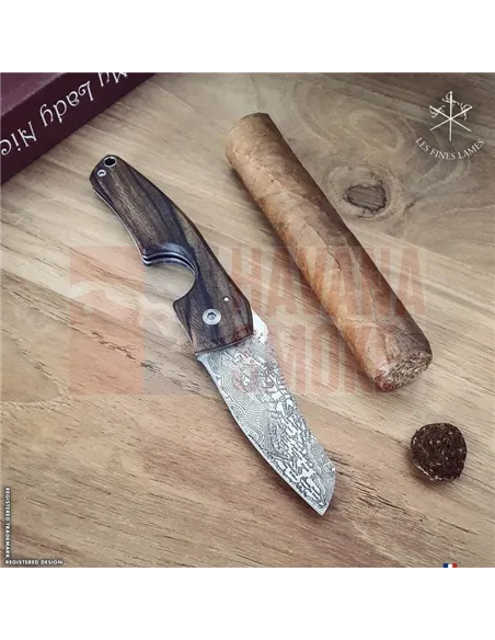 Сигарный нож Le Petit Old Map Ziricote