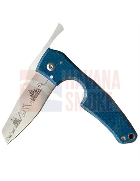 Сигарный нож Le Petit Blue Micarta "St.Petersburg"