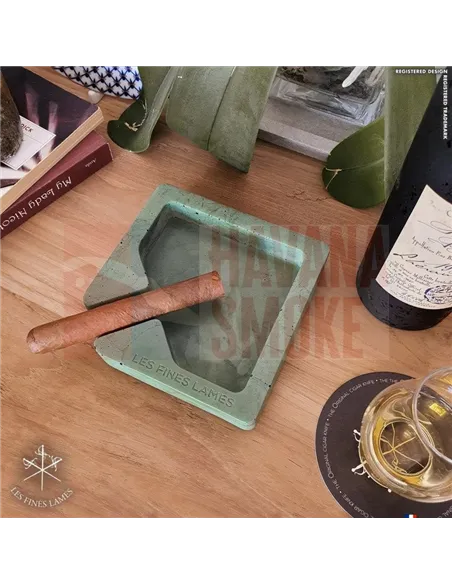 Пепельница LES FINES LAMES MONAD GREEN на 1 сигару