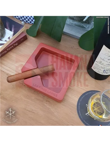 Пепельница LES FINES LAMES MONAD RED на 1 сигару