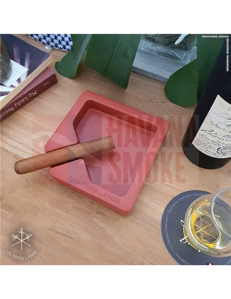 Пепельница LES FINES LAMES MONAD RED на 1 сигару