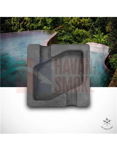 Пепельница LES FINES LAMES DYAD ANTHRACITE на 2 сигары