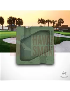 Пепельница LES FINES LAMES DYAD GREEN на 2 сигары