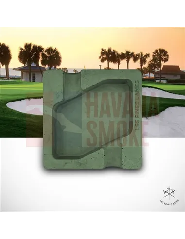 Пепельница LES FINES LAMES DYAD GREEN на 2 сигары