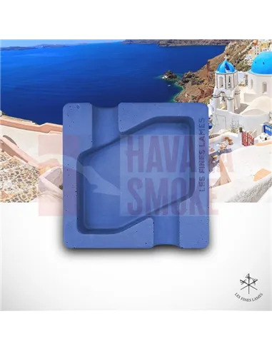 Пепельница LES FINES LAMES DYAD BLUE на 2 сигары