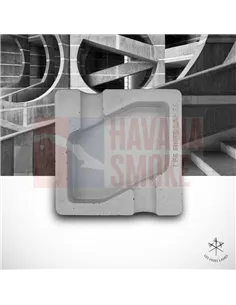 Пепельница LES FINES LAMES DYAD GREY на 2 сигары