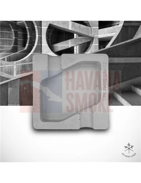 Пепельница LES FINES LAMES DYAD GREY на 2 сигары