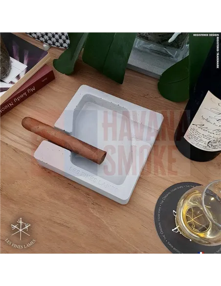 Пепельница LES FINES LAMES DYAD GREY на 2 сигары