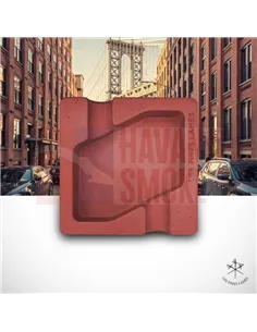 Пепельница LES FINES LAMES DYAD RED на 2 сигары