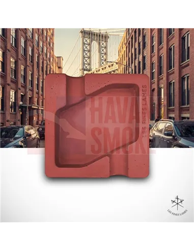 Пепельница LES FINES LAMES DYAD RED на 2 сигары