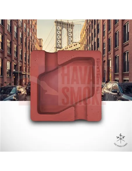 Пепельница LES FINES LAMES DYAD RED на 2 сигары