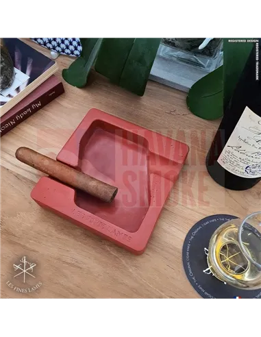 Пепельница LES FINES LAMES DYAD RED на 2 сигары