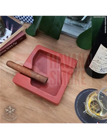 Пепельница LES FINES LAMES DYAD RED на 2 сигары