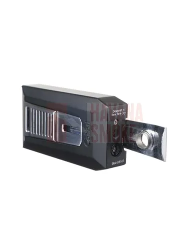 Зажигалка сигарная Colibri Slide (двойное пламя), черная-хром-LI850T11