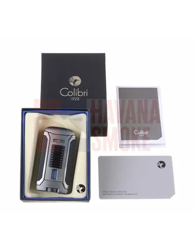 Зажигалка сигарная Colibri Apex, серая