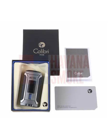 Зажигалка сигарная Colibri Apex, серая