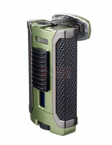 Зажигалка сигарная Colibri Apex, зеленая-LI410T14