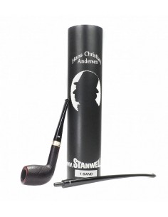 Трубка STANWELL H.C. ANDERSEN Black Sandblast 1 HCA/1, 9mm - купить в интернет-магазине Havana Smoke