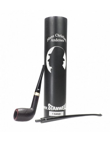 Трубка STANWELL H.C. ANDERSEN Black Sandblast 1 HCA/1, 9mm - купить в интернет-магазине Havana Smoke