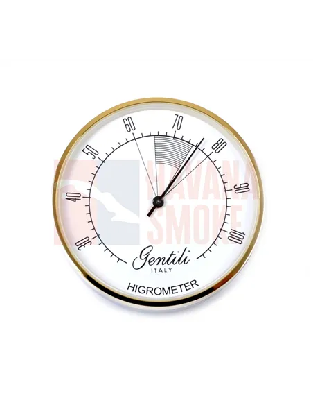 Гигрометр Gentili аналоговый, высокоточный, золото (Италия)