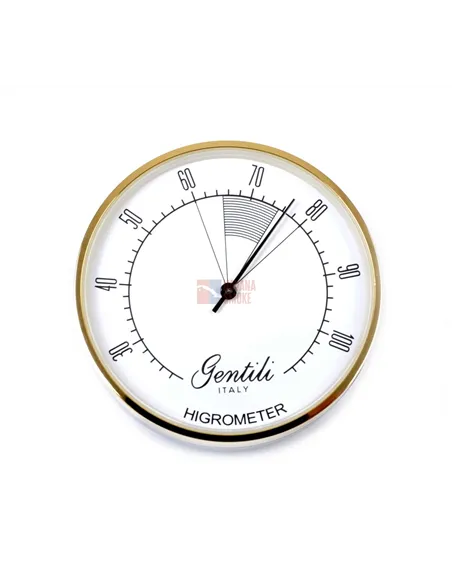 Гигрометр Gentili аналоговый, высокоточный, золото (Италия)