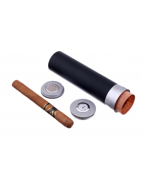 Чехол Tom River на 5 сигар, алюминий и кедр S273 - купить в интернет-магазине Havana Smoke