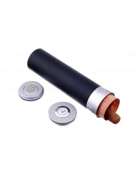 Чехол Tom River на 5 сигар, алюминий и кедр S273 - купить в интернет-магазине Havana Smoke