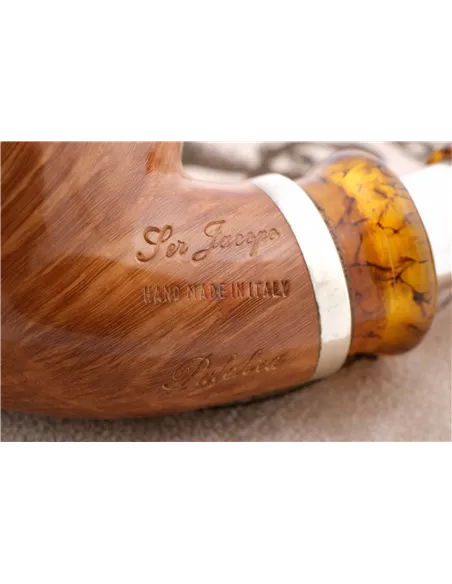 Трубка SER JACOPO Pulchra с серебряным кольцом