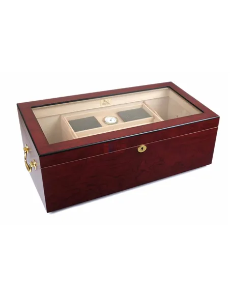 Хьюмидор-витрина Lubinski на 150 сигар, Красное дерево