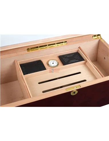 Хьюмидор-витрина Lubinski на 150 сигар, Красное дерево