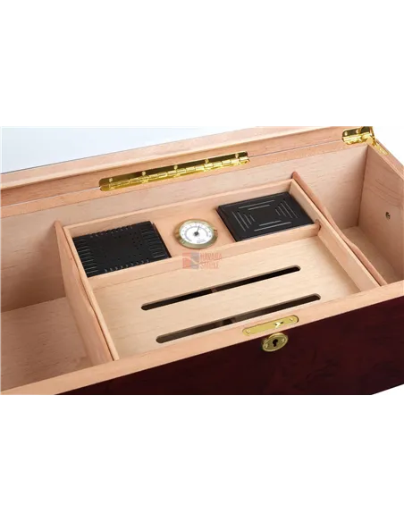 Хьюмидор-витрина Lubinski на 150 сигар, Красное дерево