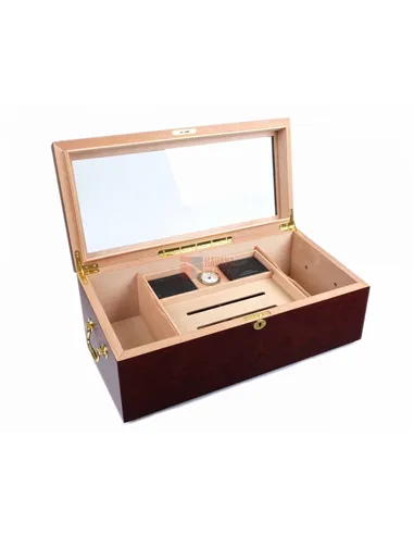 Хьюмидор-витрина Lubinski на 150 сигар, Красное дерево