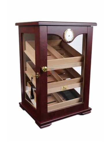 Хьюмидор-витрина Lubinski на 150 сигар, Красное дерево Q1008