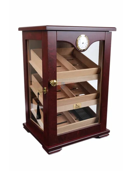 Хьюмидор-витрина Lubinski на 150 сигар, Красное дерево Q1008