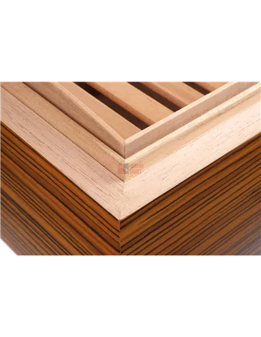 Хьюмидор Howard Miller на 80 сигар, шпон Зебрано