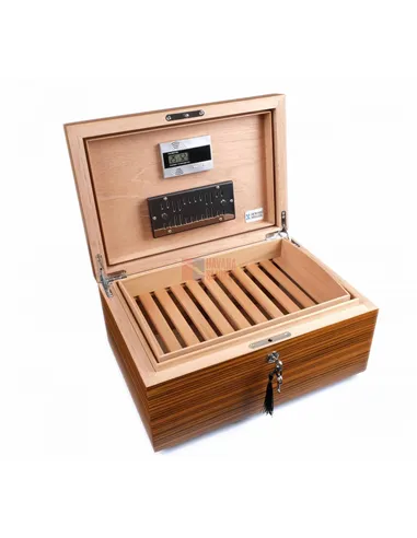 Хьюмидор Howard Miller на 80 сигар, шпон Зебрано