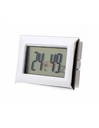 Термо-Гигрометр цифровой, серебро