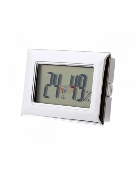 Термо-Гигрометр цифровой, серебро