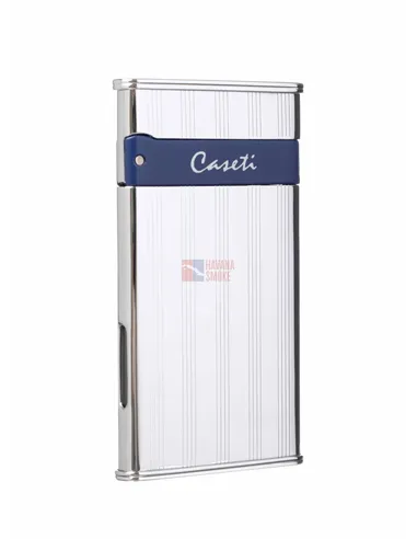 Зажигалка Caseti, турбо, тонкая, хром