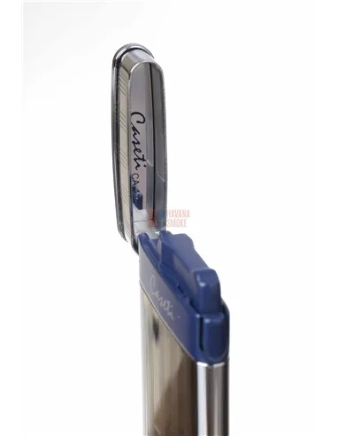 Зажигалка Caseti, турбо, тонкая, хром