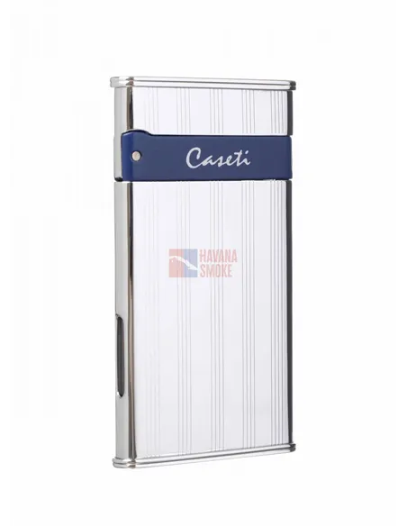 Зажигалка Caseti, турбо, тонкая, хром