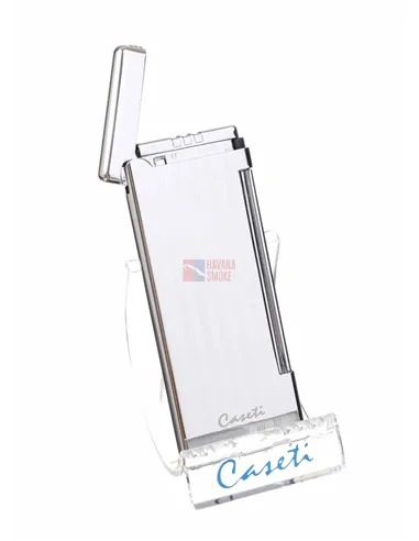 Зажигалка Caseti, кремниевая, супертонкая, хром